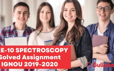 CHE-10 Spectroscopy Solved Assignment IGNOU 2021-2022