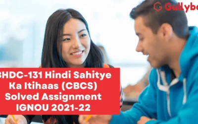 BHDC-131 Hindi Sahitye Ka Itihaas (CBCS) Solved Assignment IGNOU 2022-23