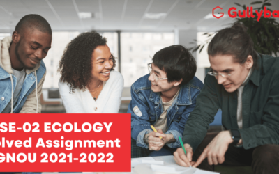 LSE-02 ECOLOGY Solved Assignment IGNOU 2022-2023