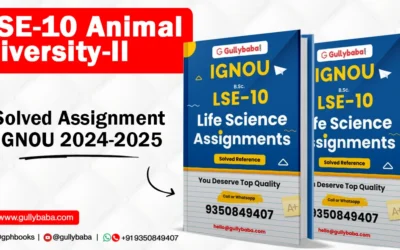 LSE-10 Animal Diversity-II Solved Assignment IGNOU 2022-2023