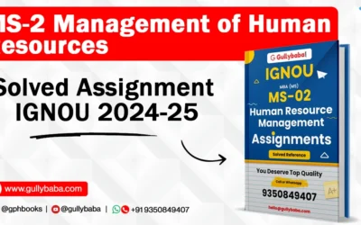 MS-2 Management of Human Resources Solved Assignment IGNOU 2022-23