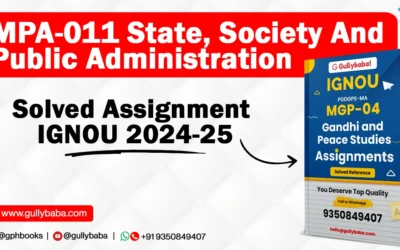 MPA-011 State, Society And Public Administration Solved Assignment IGNOU 2022-23