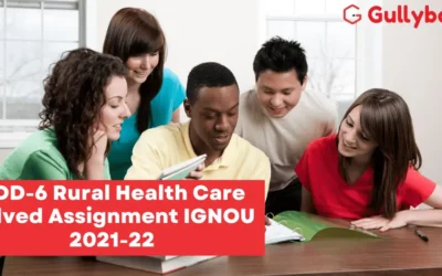 RDD-6 Rural Health Care Solved Assignment IGNOU 2022-23