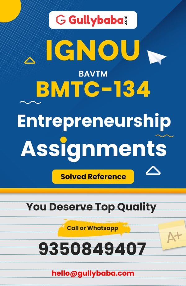 BMTC-134 Assignment