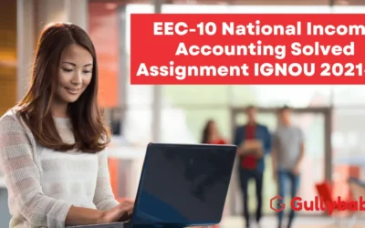 EEC-10 National Income Accounting Solved Assignment IGNOU 2022-23