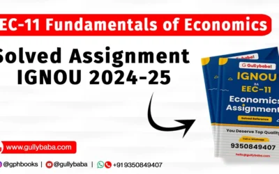 EEC-11 Fundamentals of Economics Solved Assignment IGNOU 2022-23