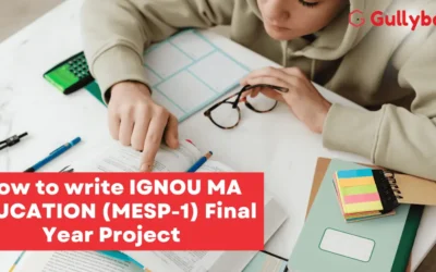 How to write IGNOU MA Education (MESP-1) Final Year Project Dissertation and Synopsis