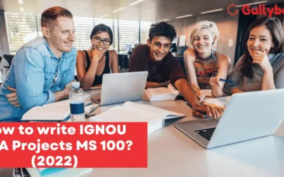 How to write IGNOU MBA Projects MS 100? (2022-23)