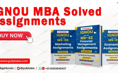 IGNOU MBA Solved Assignments