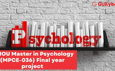 IGNOU Master in Psychology (MPCE-036) Final Year Project Report Synopsis