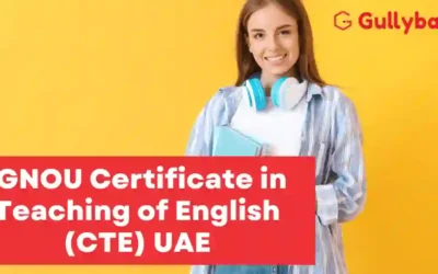 IGNOU Certificate in Teaching of English (CTE) UAE