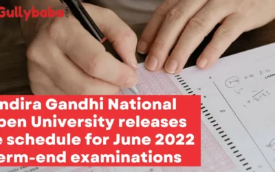 Indira Gandhi National Open University releases the schedule for June 2022 term-end examinations