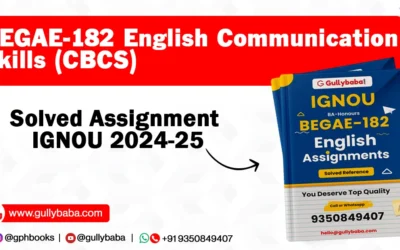 MEG-07 Indian English Literature Solved Assignment IGNOU 2022-23