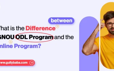 What is the Difference between IGNOU ODL Program and the Online Program?