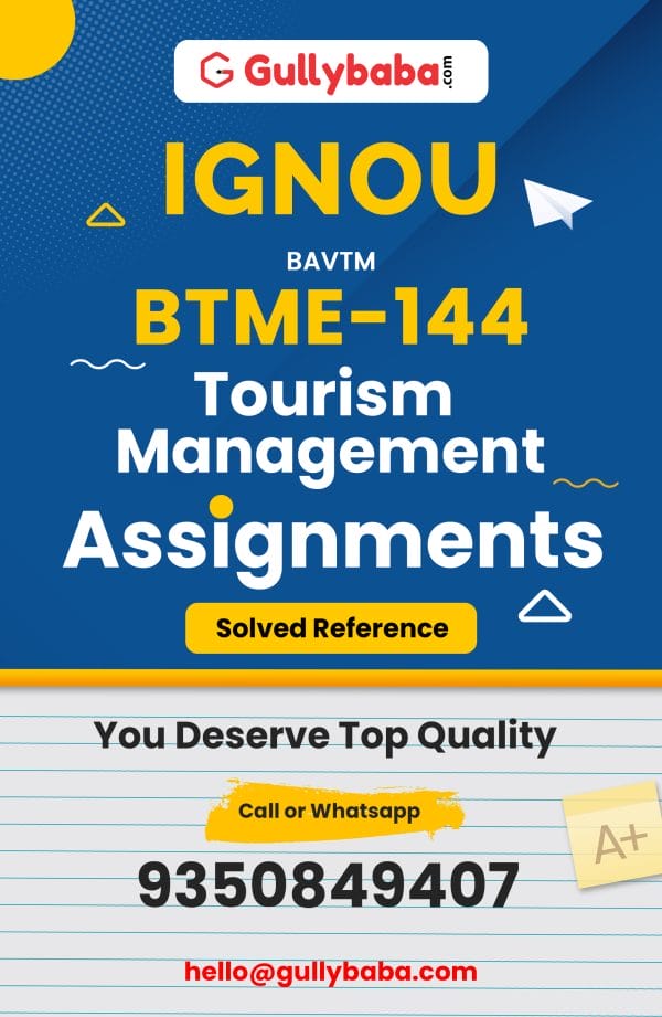 BTME-144 Assignment