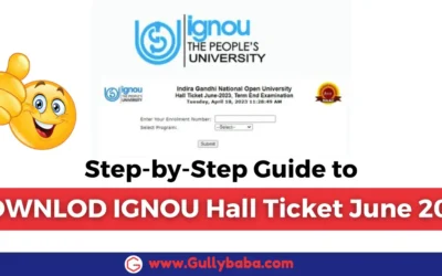 IGNOU Admit Card | Downlod Hall Ticket June TEE 2023