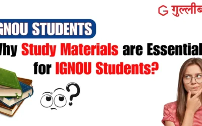 Why Study Materials are Essential for IGNOU Students?