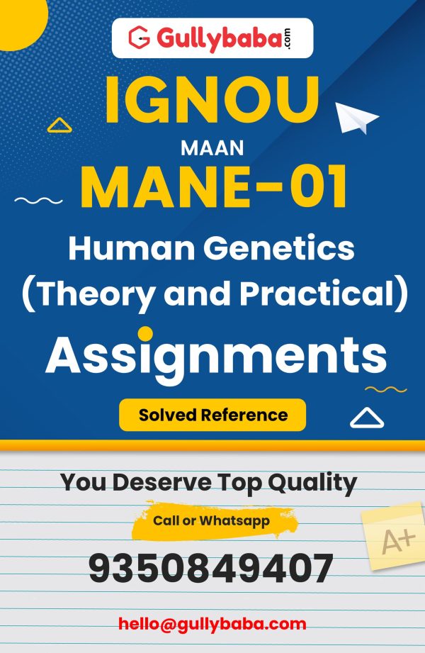 MANE-01 Assignment