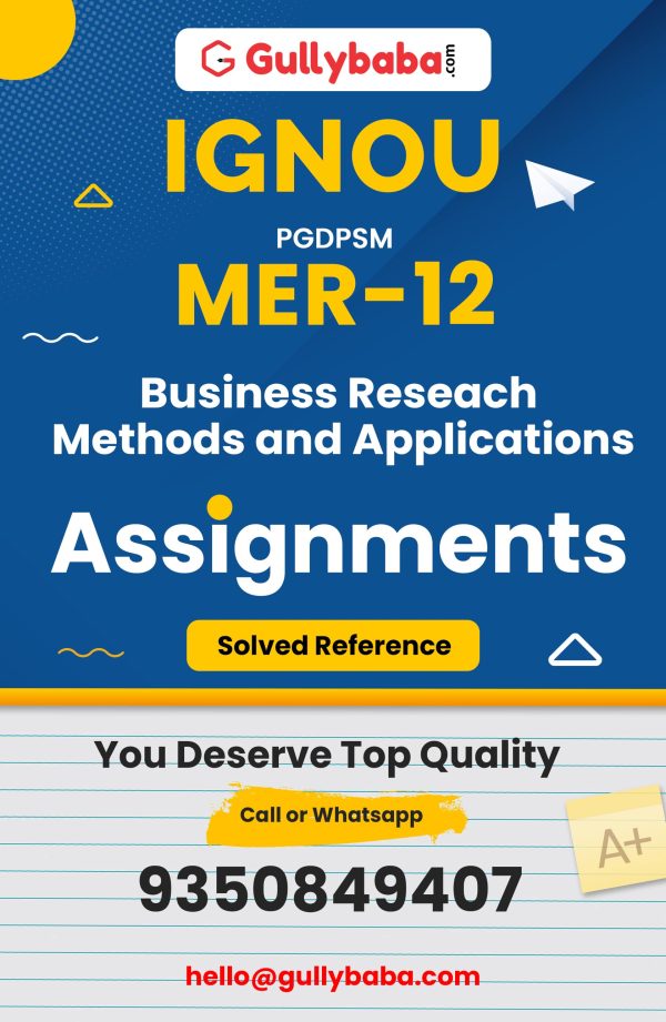 MER-12 Assignment