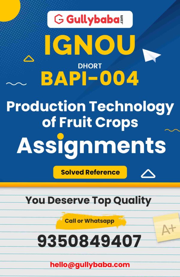 BAPI-04 Assignment