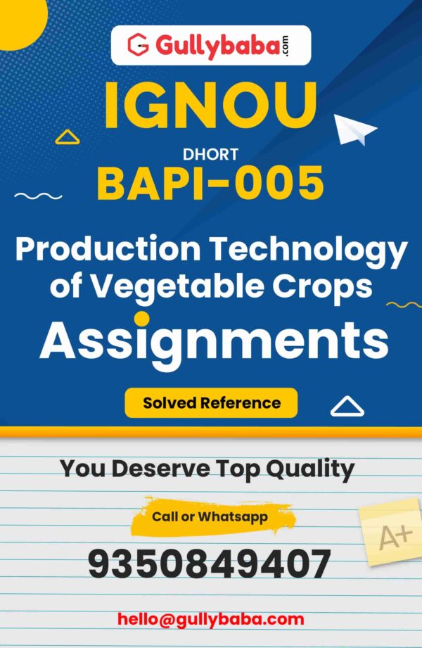 BAPI-05 Assignment