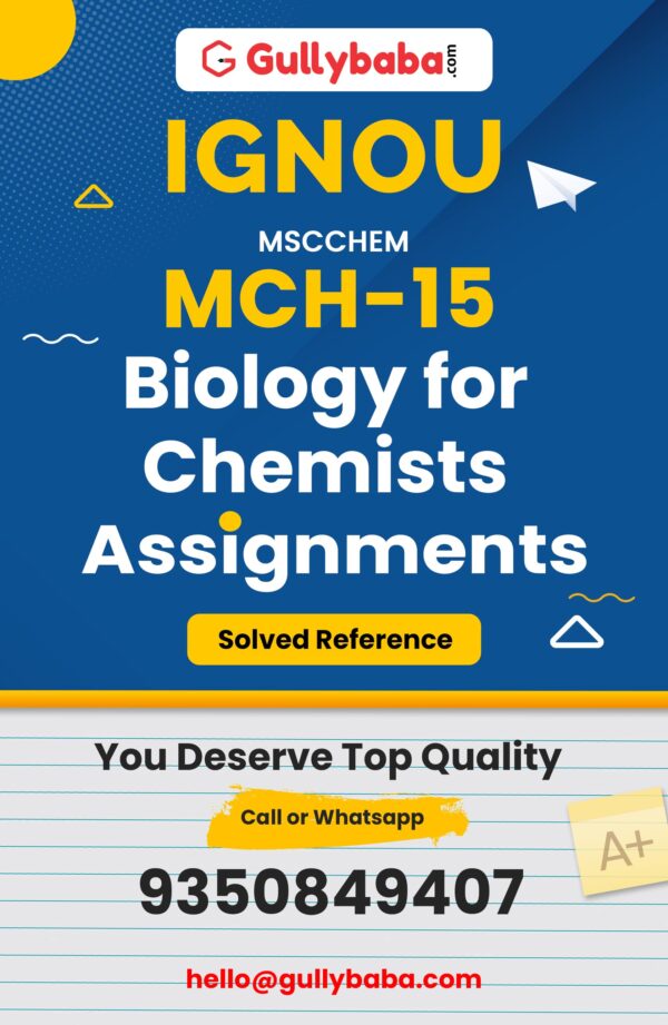 MCH-15 Assignment