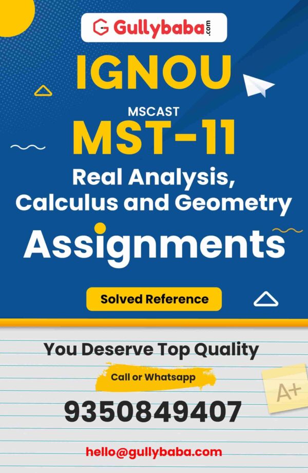 MST-11 Assignment