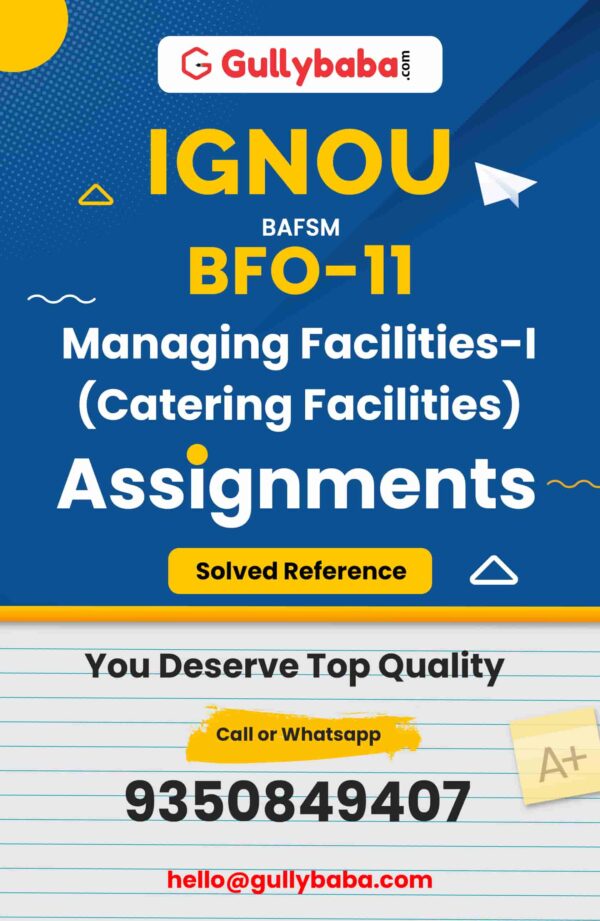 BFO-11 Assignment