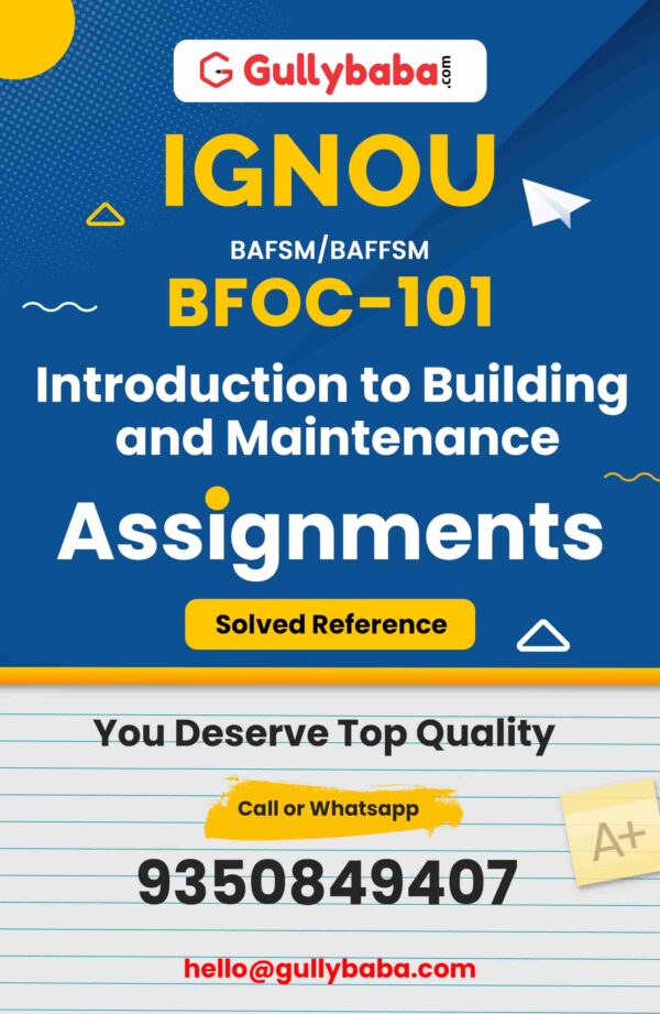 BFOC-101 Assignment