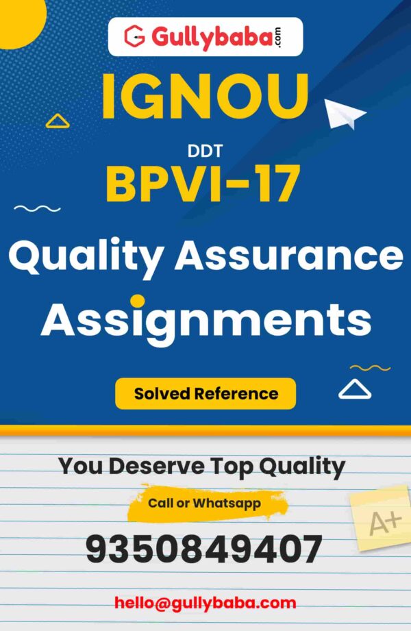 BPVI-17 Assignment