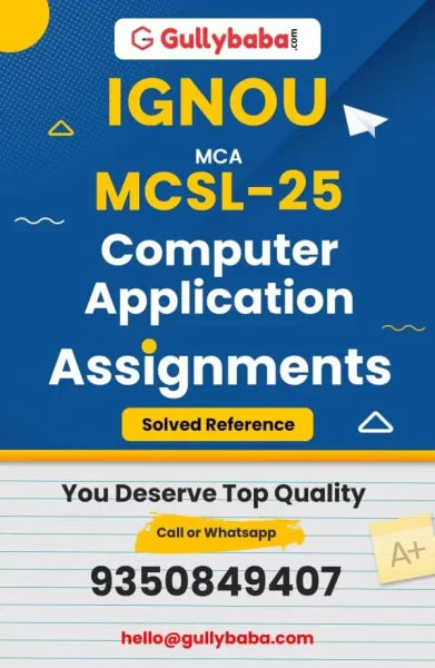 Assignment-MCSL-25