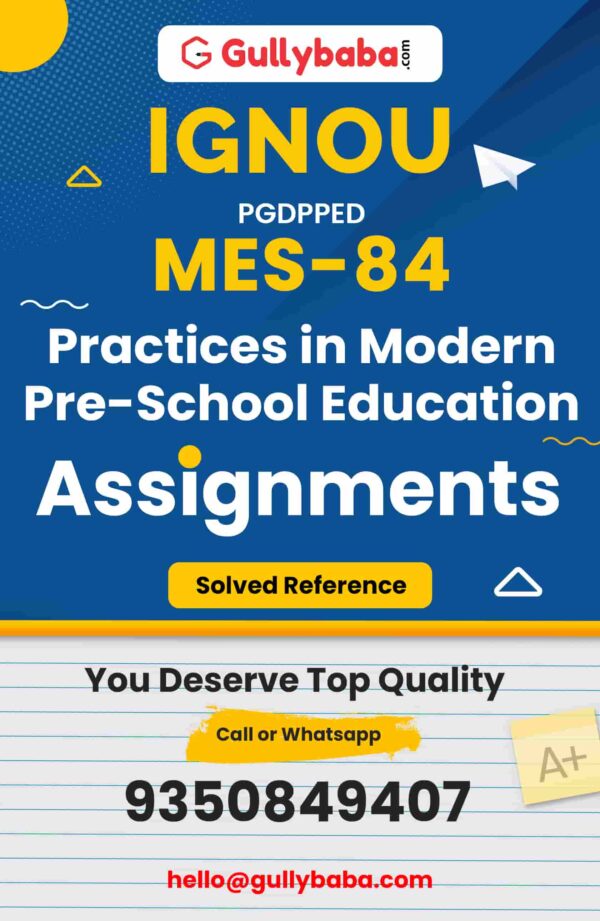 MES-84 Assignment