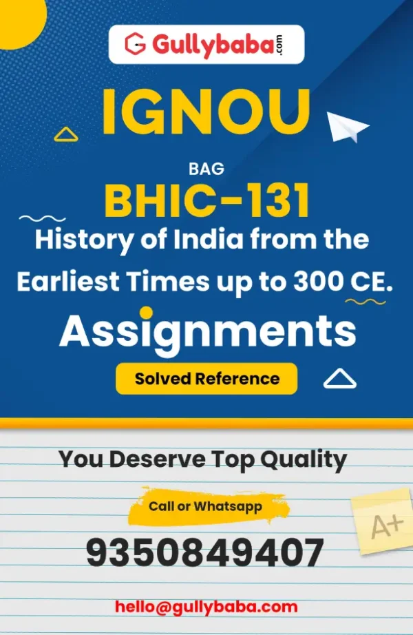 History of India from the Earliest Times up to 300 CE.