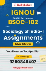 Sociology of India-I