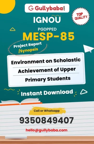 MESP-85-Environment-of-Scholastic-Achievement-of-Upper-Primary-Students