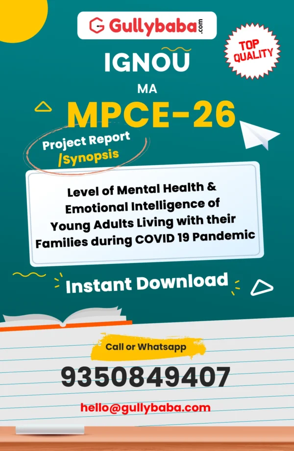 ignou project, Level-of-Mental-Health-and-Emotional-Intelligence-of-Young-Adults-Living-with-their-Families-during-COVID-19-Pandemic-scaled