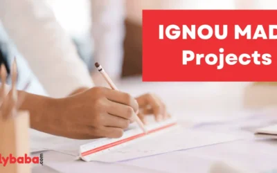 IGNOU MADE MDEP-520 Project Synopsis – Important Details