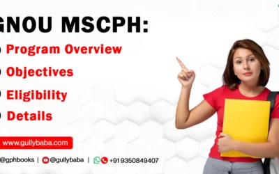 IGNOU MSCPH: Program Overview, Objectives, Eligibility, Details