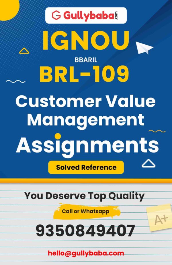 BRL-109 Assignment