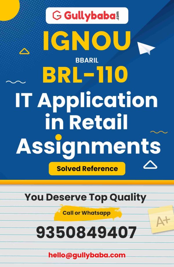 BRL-110 Assignment