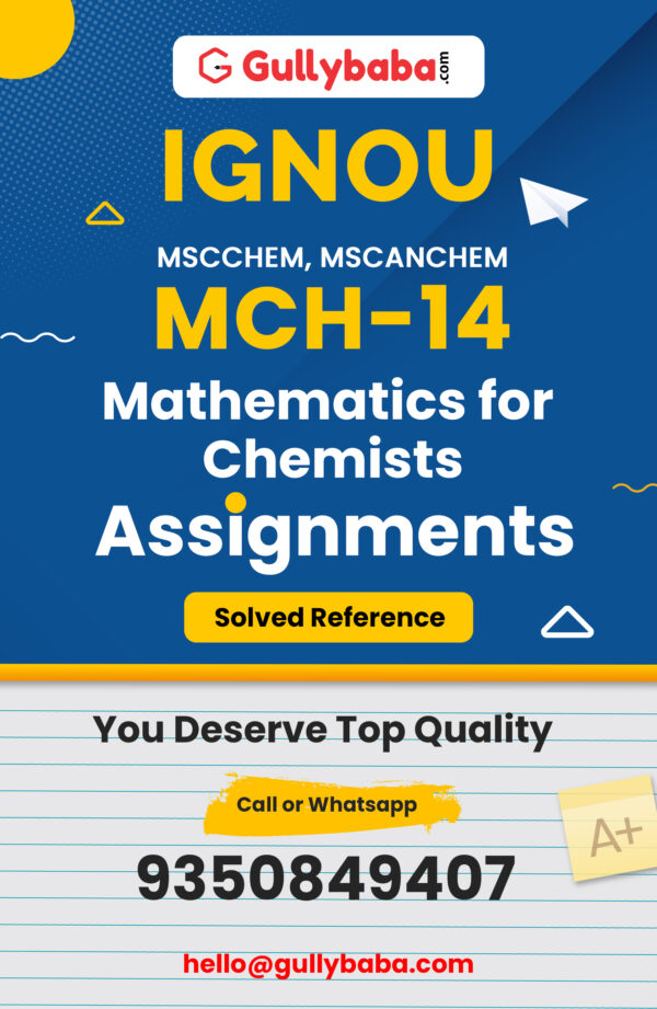 MCH-14 Assignment