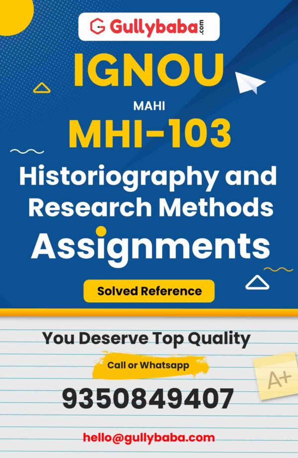 MHI-103 Assignment