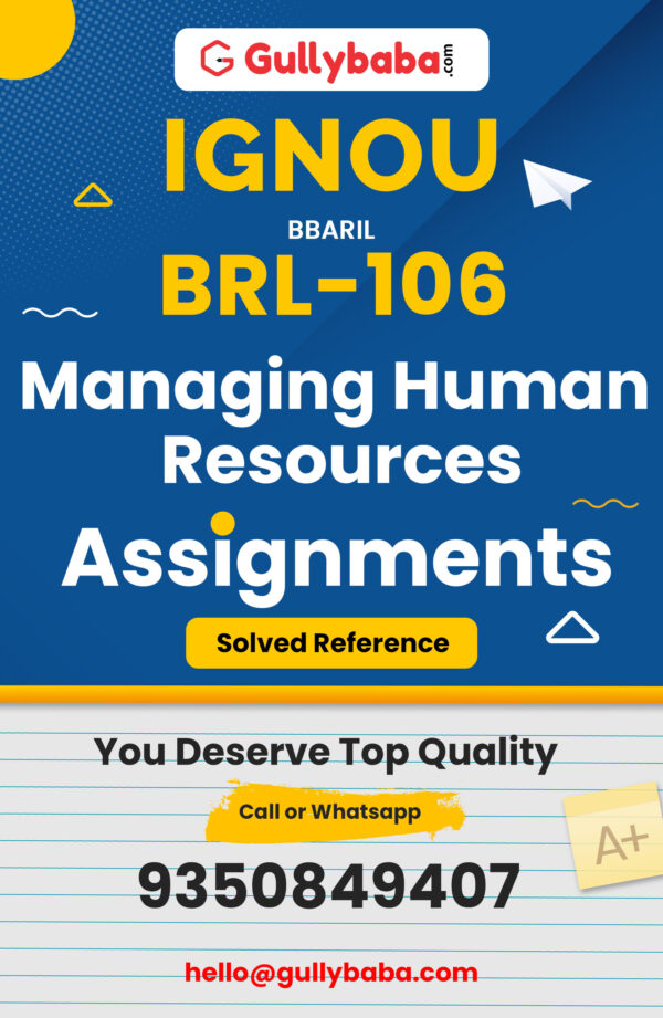 BRL-106 Assignment