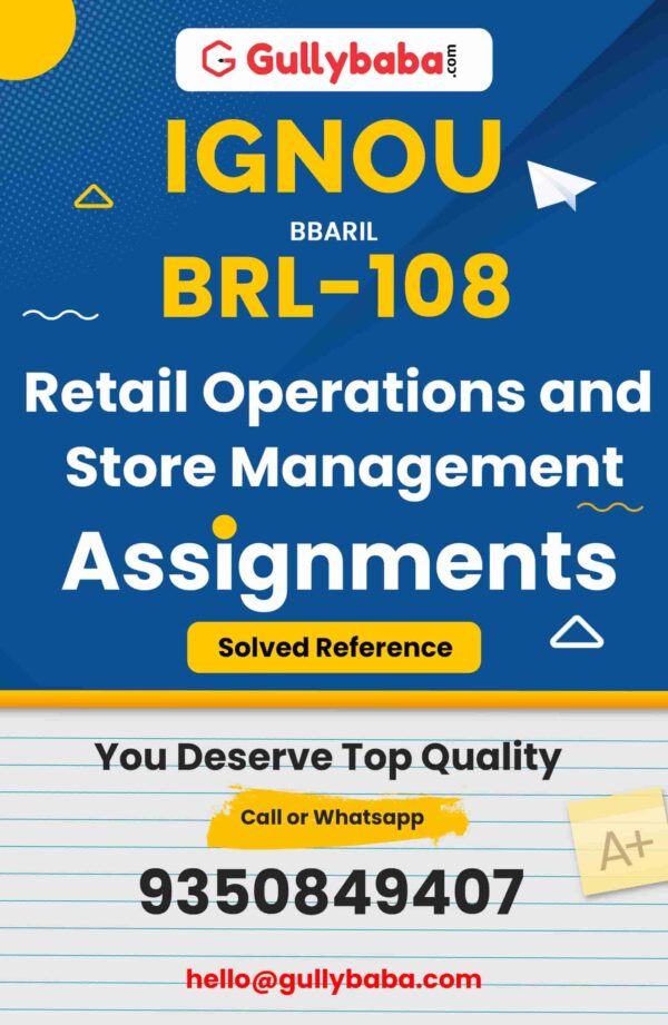 BRL-108 Assignment