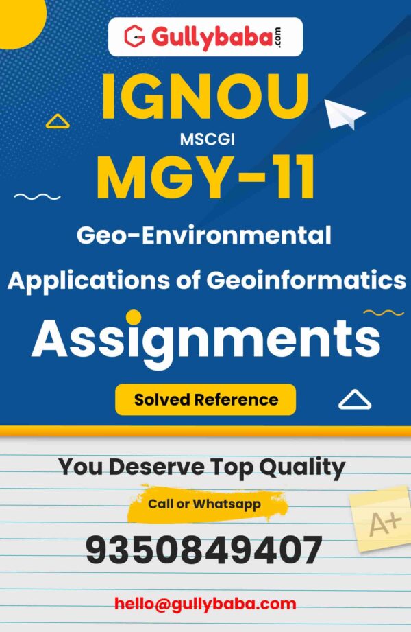 MGY-11 Assignment