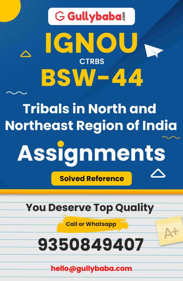 BSW-44 Assignment